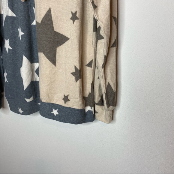 ODDI Mismatched super soft cozy Star Sweater - Picture 4 of 8